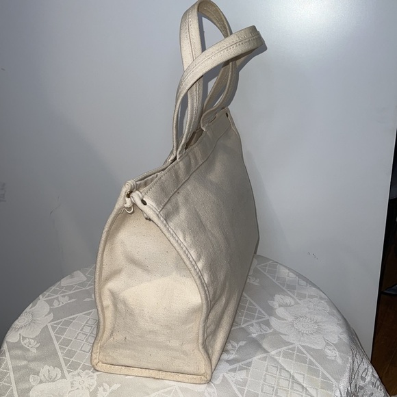 I.Magnin Vintage Cotton Structured Tote Bag - Picture 2 of 7
